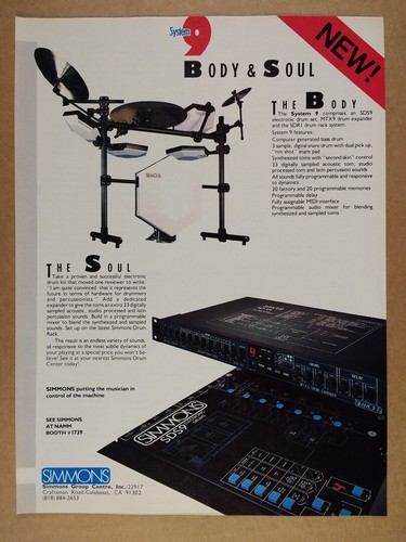 1987 simmons sds9 - simmons, system