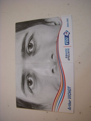 Cyclisme carte postale fdj - cp,