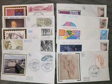 20 Enveloppes Premier Jour  1962 – 1983 Historiques Personnalités Estim 100€