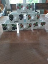 Ensembles 6 Tiroirs A Epices Porcelaine De Paris