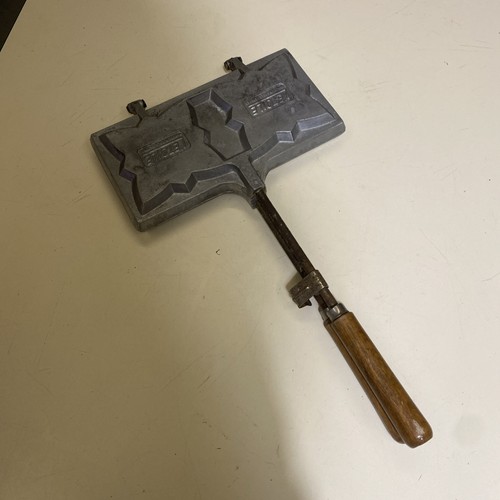 Ancien gaufrier double - gaufrier, marque
