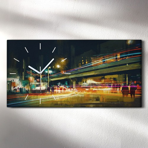 Horloge murale sur - toile, 60x30