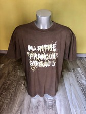 tee shirt marron MARITHE FRANCOIS GIRBAUD taille XXL vintage 90'S **RARE**