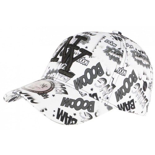 Casquette blanche noire - ny,