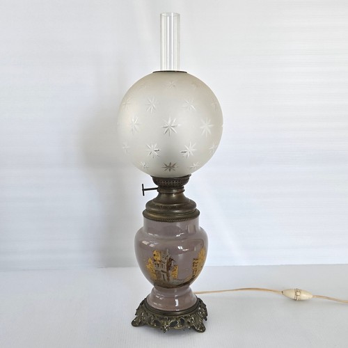 Lampe huile petrole ancienne - huile,