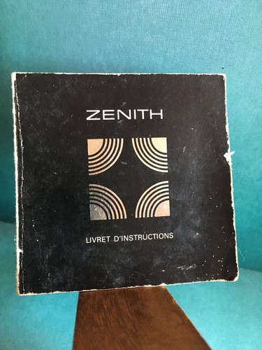 Livret instructions montre - livret,