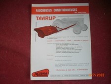 PROSPECTUS   PUBLICITAIRE   FAUCHEUSES  CONDITIONNEUSES  TAARUP  SK 1500/2100