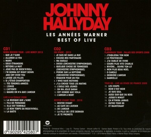 Johnny hallyday best - -, live