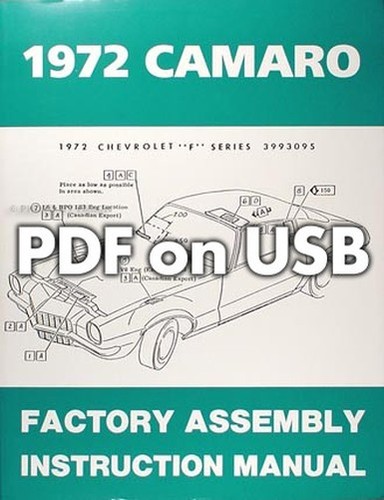 1970 1971 1972 camaro usine - 1970,