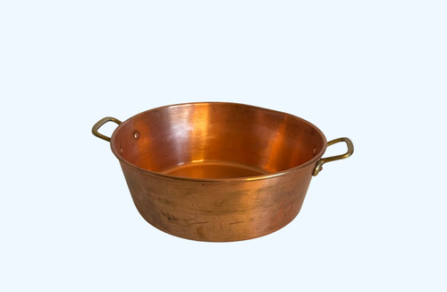 Bassine cuivre confiturier - cuivre,