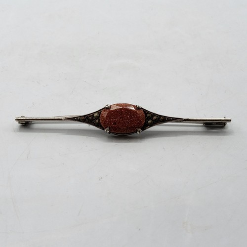 Bijou broche argent - en,