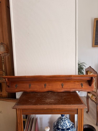 Etagère porte manteau - porte, bois