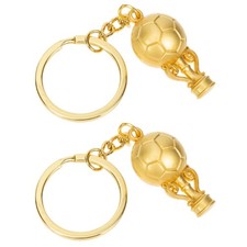 2 Pcs Porte Clé Football