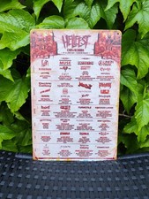 Plaque métal Hellfest 2025