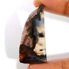 Agate naturelle de montana cabochon fantaisie pierre précieuse en vrac 39 x 1...