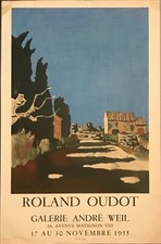 ROLAND OUDOT AFFICHE LITHO