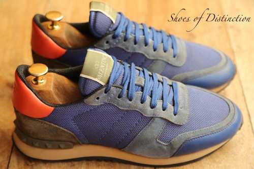 Valentino rockstud bleu cuir - valentino,
