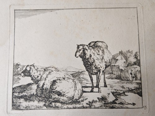 Gravure ancienne - , à