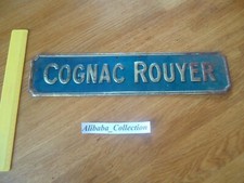 PLAQUE TOLE  ANCIENNE COGNAC