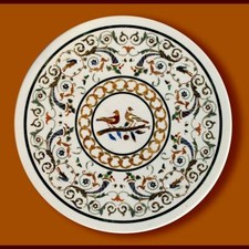 36 " Centre Table Haut Marbre