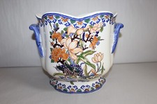 Cache pot en faïence de Gien