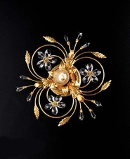 Plafonnier A 1 Lumière Fer