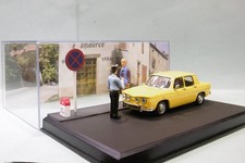 Altaya La Route Bleue - RENAULT 8S jaune La contravention BO 1/43