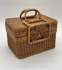 VANITY EN OSIER MALETTE DE