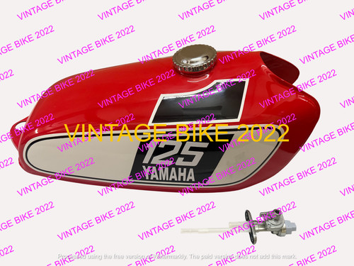 Yamaha 125 dt125 enduro red - dt,