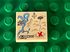 Carte LEGO Tile MAP Ref