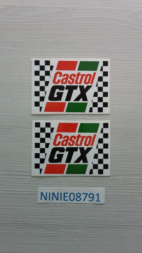 Lot autocollant castrol gtx - lot,