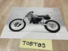 Kawasaki KX125 125 KX moto cross Photo NB dossier de presse , concessionnaire