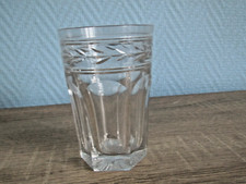 Verres gobelet en cristal de baccarat modèle Jonzac H 10,5 cm