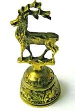 ANCIENNE CLOCHE BRONZE CERF