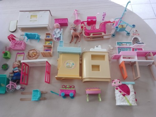 Lot mobilier barbie mattel - lot,
