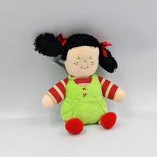 Doudou poupée fille rayé