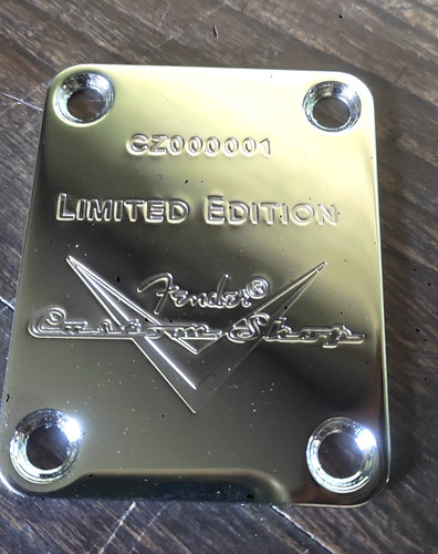 Neck plate fender custom shop - neck,