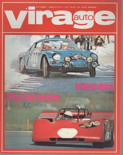 Virage auto 1971 monte - virage, carlo
