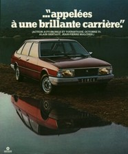 Publicité ancienne voiture