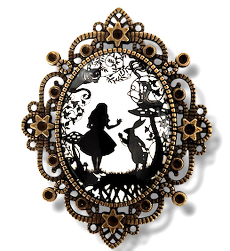 Broche camée alice pays - camée,