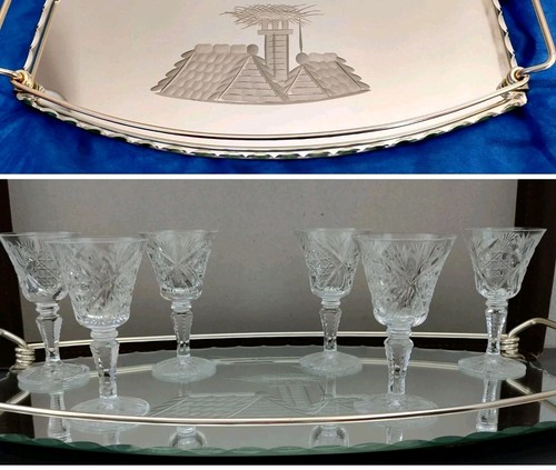 Plateau verre biseauté nid - plateau,