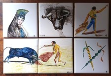 Vintage 6 carreaux faïence