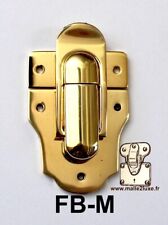 Fermoir FB-M laiton massif Luxe malle vintage louis vuitton goyard trunk brass