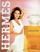 publicité Advertising 0823  1981  Amazone parfum Hermès