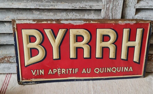 Ancienne tole publicitaire - ancienne,