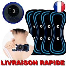 ✅Ensemble Masseur Massage Electrique EMS Cou Patch Cervical Force Fatigue 8Modes