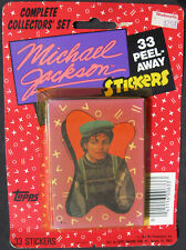 Michael Jackson Lot Cartes Cards TOPPS Mauve Stickers 1st series Collection 1984