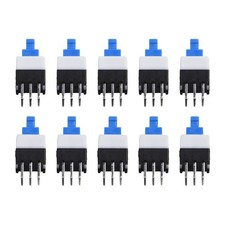 10 pièces micro-commutateurs tactiles à verrouillage automatique verrouillable
