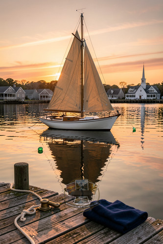 Gorgeous american gaff rigged - american,