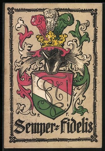 Carte postale armoiries des